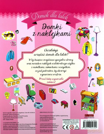 Domki z naklejkami. Domek dla lalek [KSIĄŻKA]