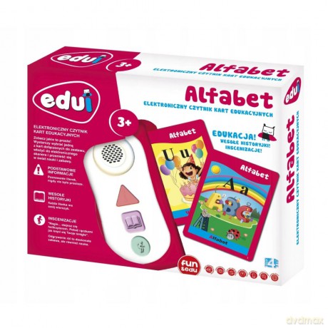 Edui Elektroniczny czytnik kart edukacyjnych Alfabet