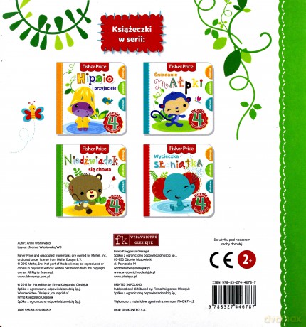 Fisher Price Puzzle. Niedźwiadek się chowa [KSIĄŻKA]