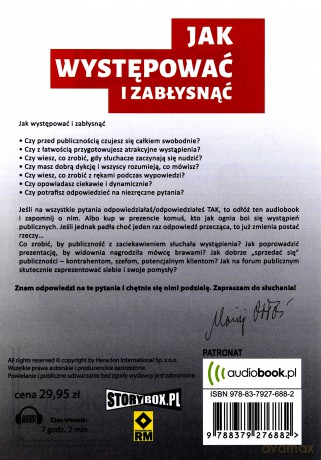 Jak występować i zabłysnąć - Maciej Orłoś [AUDIOBOOK]