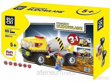 Klocki Blocki Pojazdy Budowlane 3w1 69 el [KLOCKI]