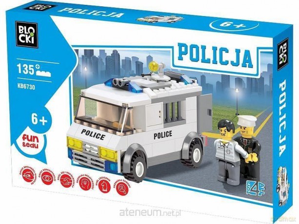 Klocki Blocki Policja Furgonetka Duża [KLOCKI]