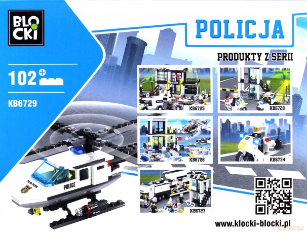 Klocki Blocki Policja Helikopter [KLOCKI]