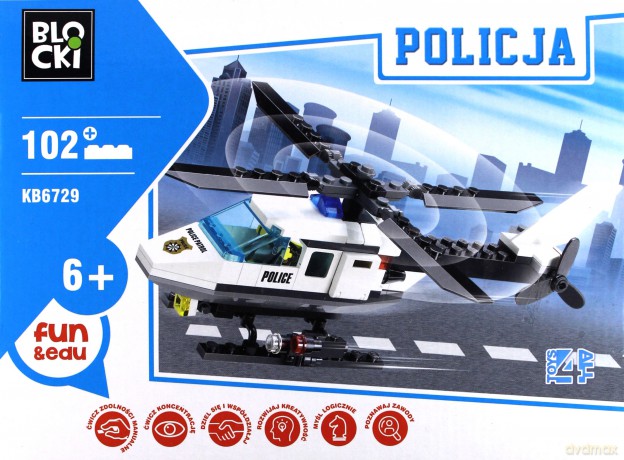 Klocki Blocki Policja Helikopter [KLOCKI]