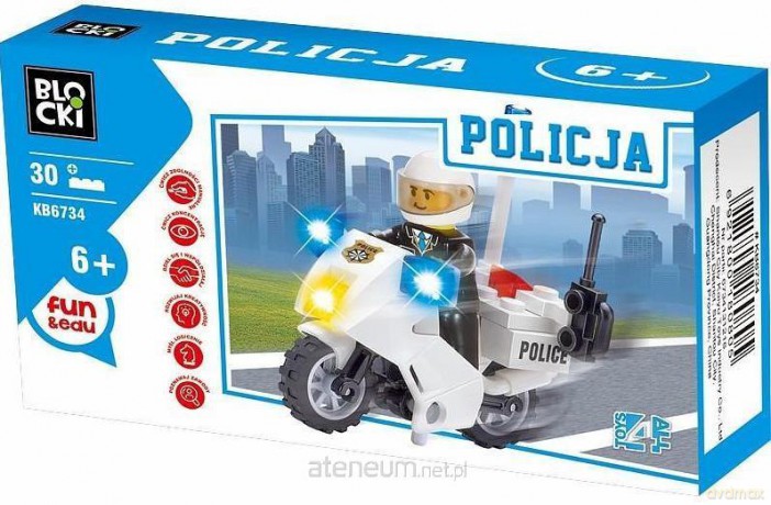 Klocki Blocki Policja Motocykl [KLOCKI]