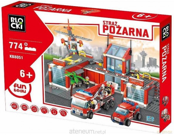 Klocki Blocki Straż Pożarna Duża Remiza Strażacka [KLOCKI]
