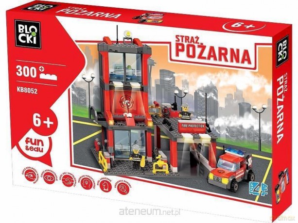Klocki Blocki Straż Pożarna Remiza Strażacka [KLOCKI]