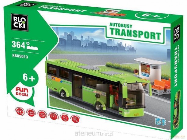 Klocki Blocki Transport Autobus Kiosk [KLOCKI]