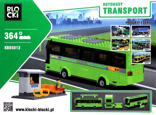 Klocki Blocki Transport Autobus Kiosk [KLOCKI]