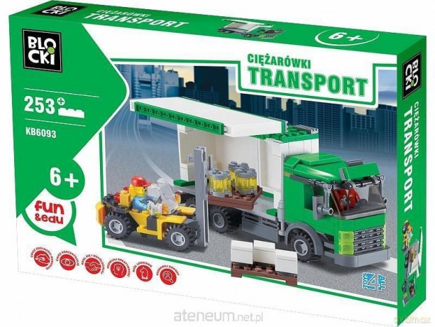 Klocki Blocki Transport Ciężarówki Wózek Widłowy [KLOCKI]