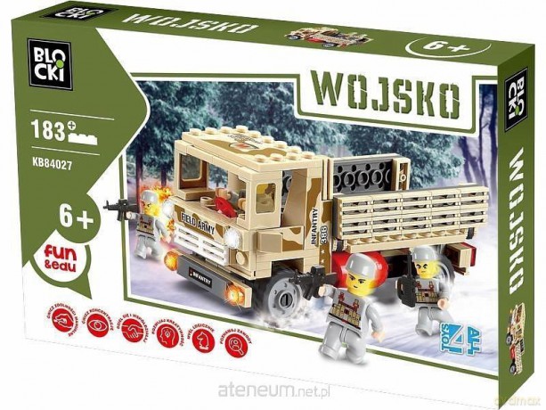 Klocki Blocki Wojsko Ciężarówka Transporter [KLOCKI]