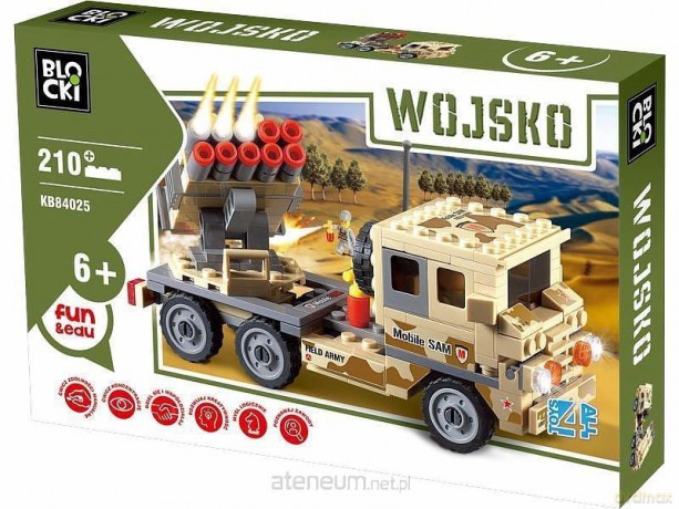 Klocki Blocki Wojsko Ciężarówka z wyrzutnią rakiet [KLOCKI]