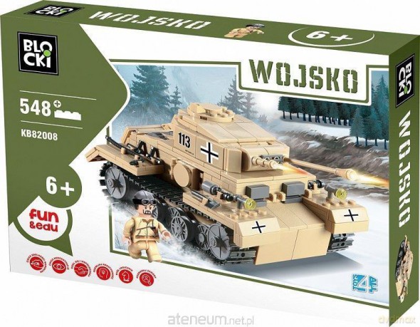 Klocki Blocki Wojsko Czołg [KLOCKI]