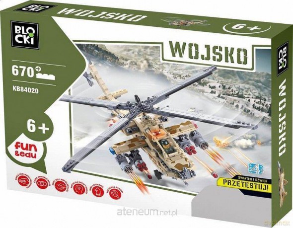 Klocki Blocki Wojsko Helikopter [KLOCKI]