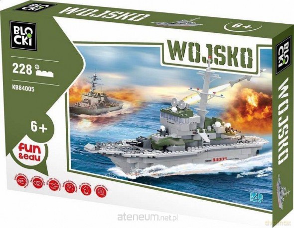 Klocki Blocki Wojsko Okręt wojenny [KLOCKI]