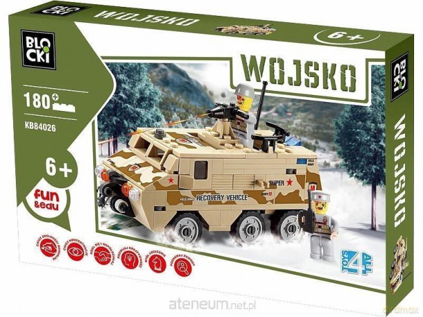 Klocki Blocki Wojsko Pancerny pojazd wojskowy [KLOCKI]