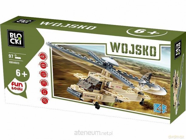 Klocki Blocki Wojsko Śmigłowiec bojowy [KLOCKI]
