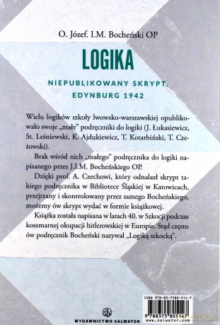 Logika - Józef Maria Bocheński [KSIĄŻKA]