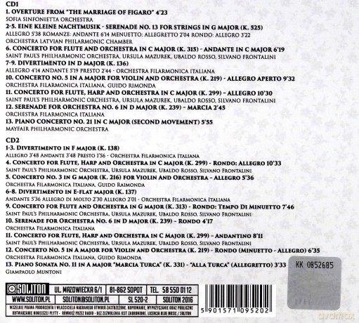 Wolfgang Amadeus Mozart: 2CD Gold Edition [2CD]