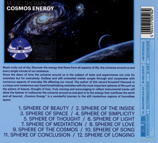 Music Therapy. Cosmos Energy [CD]