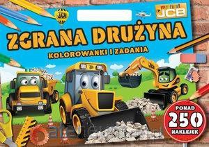 My first JCB. Zgrana drużyna. Kolorowanki i zadania [KSIĄŻKA]