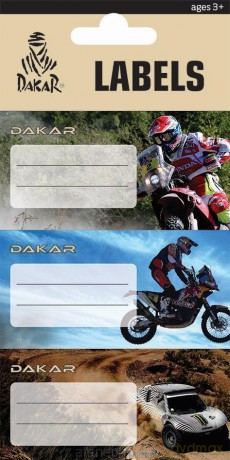 Naklejki na zeszyt Dakar