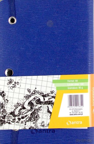 Notes A6 Kratka Impresja Granat