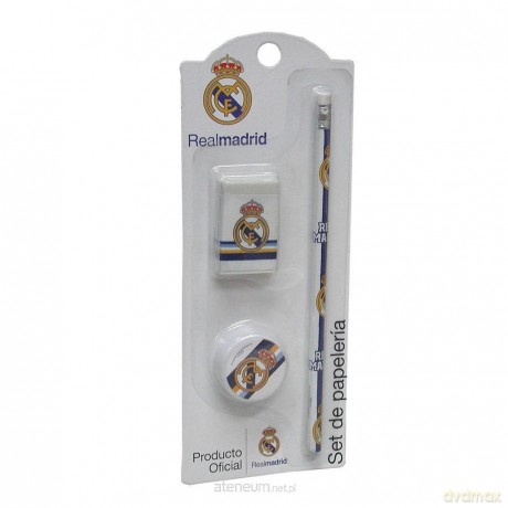 Ołówek+gumka+temperówka Real Madrid
