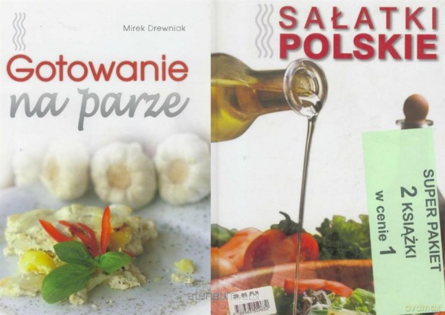 Pakiet - Sałatki polskie/Gotowanie na parze - Mirek Drewniak [KSIĄŻKA]