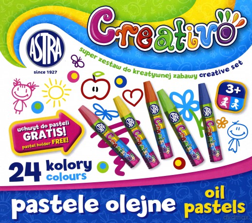 Pastele olejne Creativo 24 kolory