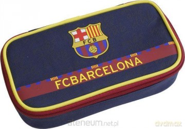 Piórnik kompaktowy z organizerem FC Barcelona