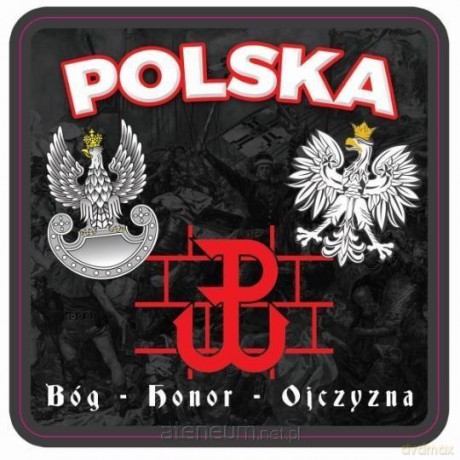 Podkładki pod kubek Patriotyczne, zestaw 2 szt