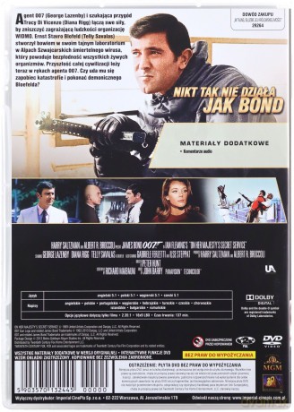007 James Bond W Tajnej służbie Jej Królewskiej Mości Ultimate Edition [DVD]