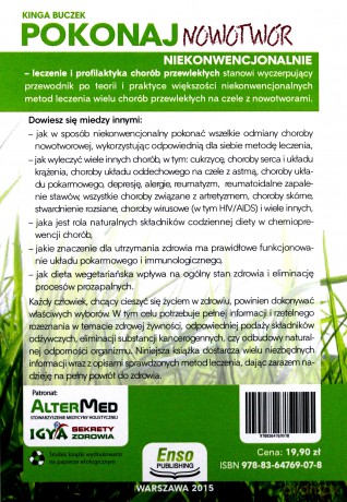 Pokonaj nowotwór niekonwencjonalnie - Kinga Buczek [KSIĄŻKA]