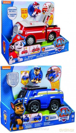 Psi Patrol. Pojazd delux z dźwiękami mix [FIGURKA]