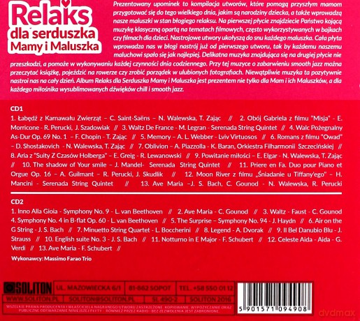 Relaks dla Serduszka Mamy i Maluszka [CD]