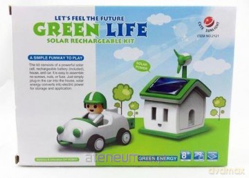 Robot Solarny autko z akumulatorkiem