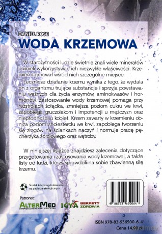 Woda krzemowa i szungit na straży zdrowia - Daniel Rose [KSIĄŻKA]
