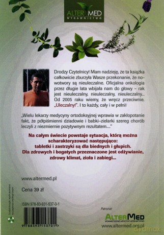 Wylecz się z raka (Tom 1) - Jewgienij Lebiediew [KSIĄŻKA]