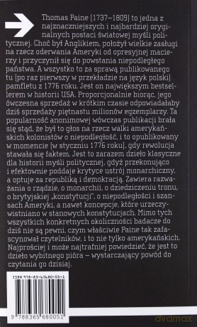 Zdrowy rozsądek - Thomas Paine [KSIĄŻKA]