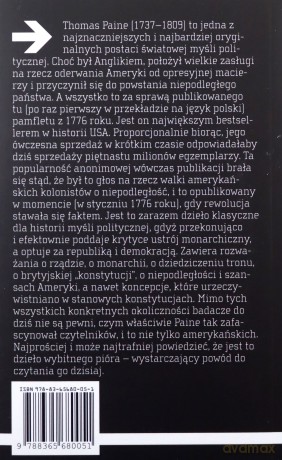 Zdrowy rozsądek - Thomas Paine [KSIĄŻKA]