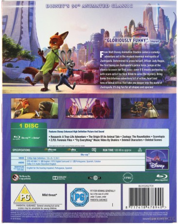 Zootropolis (Zwierzogród) [Blu-Ray]