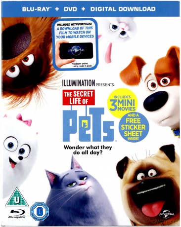Sekretne Życie Zwierzaków Domowych [Blu-Ray]+[DVD]