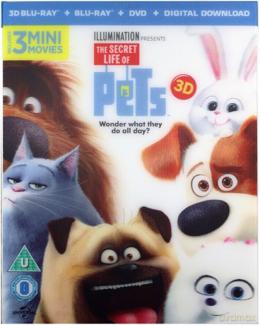 The Secret Life Of Pets (Sekretne Życie Zwierzaków Domowych) [Blu-Ray 3D]+[Blu-Ray]+[DVD]