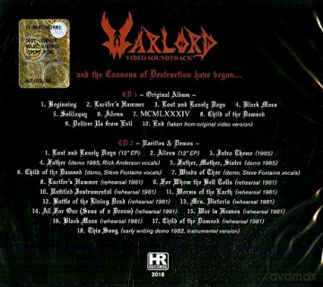 Warlord: And The Cannons Of Destruction Have Begun [CD]