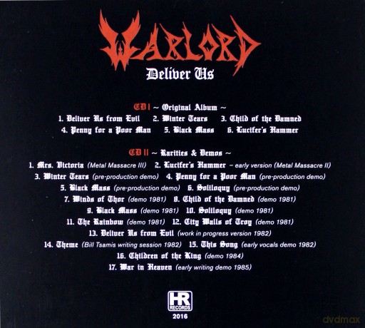 Warlord: Deliver Us [CD]