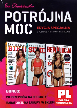 Ewa Chodakowska: Potrójna moc (edycja specjalna) BOX [3DVD]