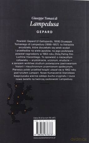 Gepard - Giuseppe Tomasi Lampedusa [KSIĄŻKA]