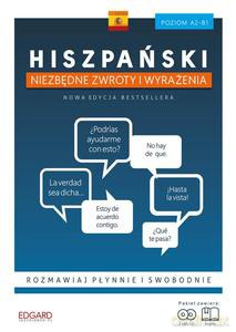 Hiszpański Niezbędne zwroty i wyrażenia. Trzecia edycja - Bogumiła Piętak [KSIĄŻKA+ CD]
