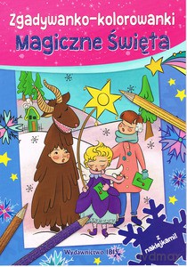 Zgadywanko-kolorowanki. Magiczne święta [KSIĄŻKA]